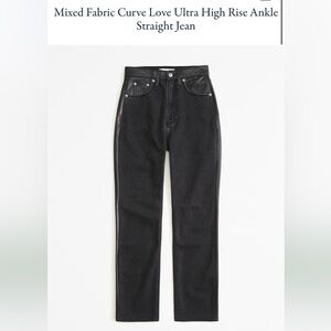 Abercrombie & Fitch mixed fabric jeans